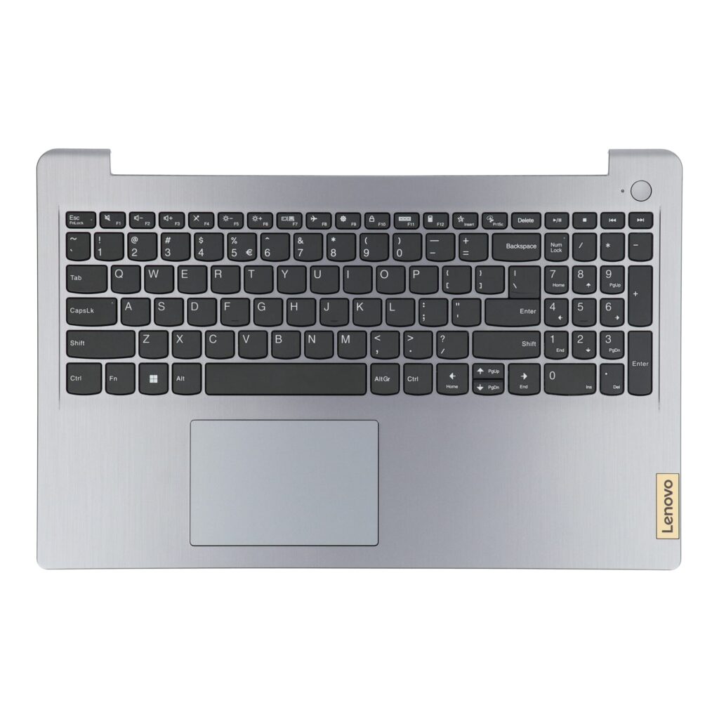 Lenovo Laptop Toetsenbord Qwerty US + Top Cover - Grijs (5CB1B69247)