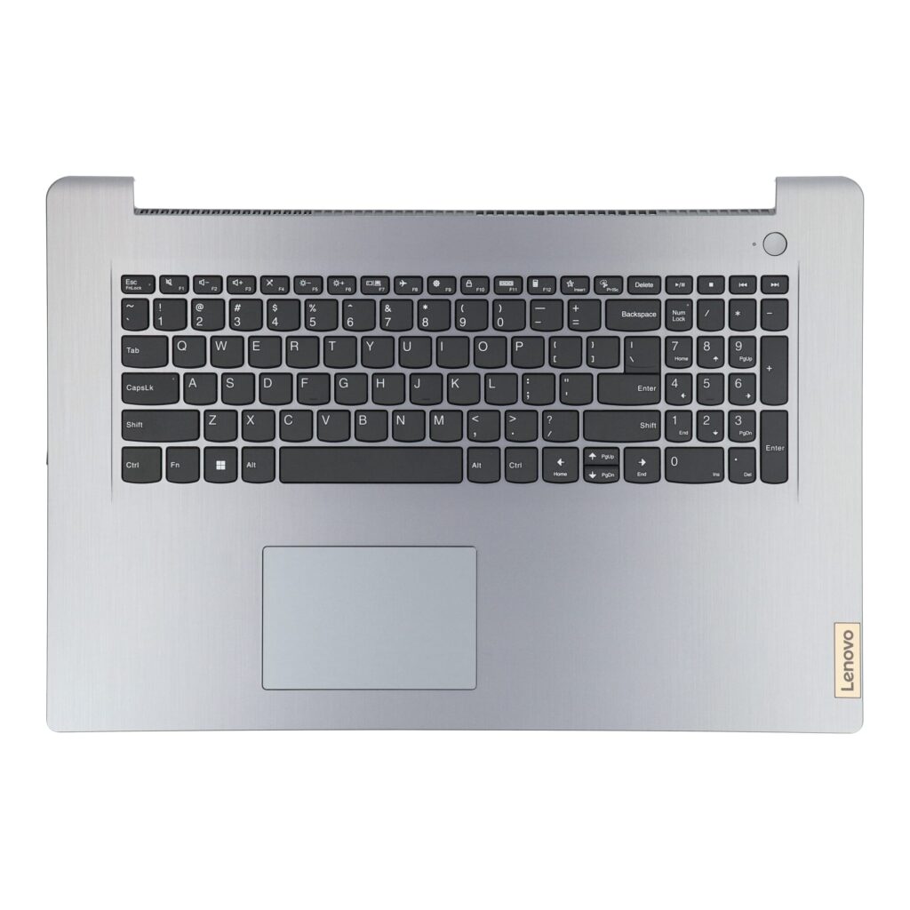 Lenovo Laptop Toetsenbord Qwerty US + Top Cover Grijs (5CB1B97607)