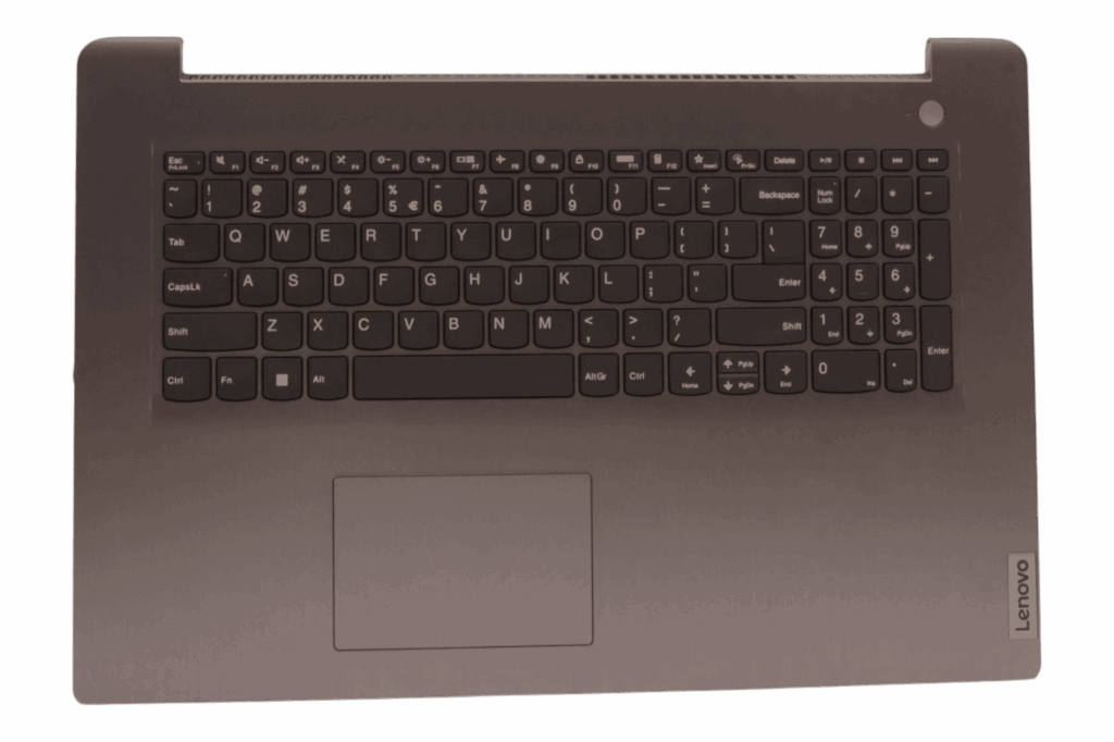Lenovo Laptop Toetsenbord Qwerty US + Top Cover - Grijs (5CB1H80875)