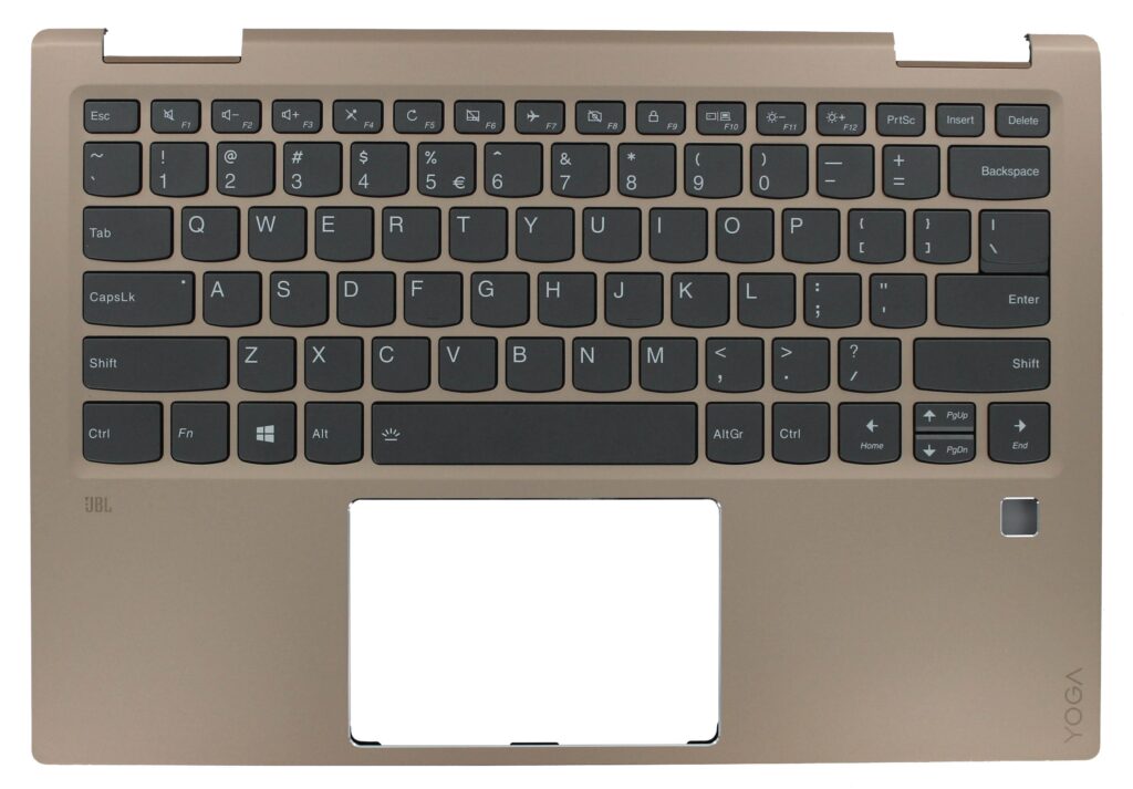 Lenovo Laptop Toetsenbord Qwerty US + Top Cover - Koper (5CB0N67961)