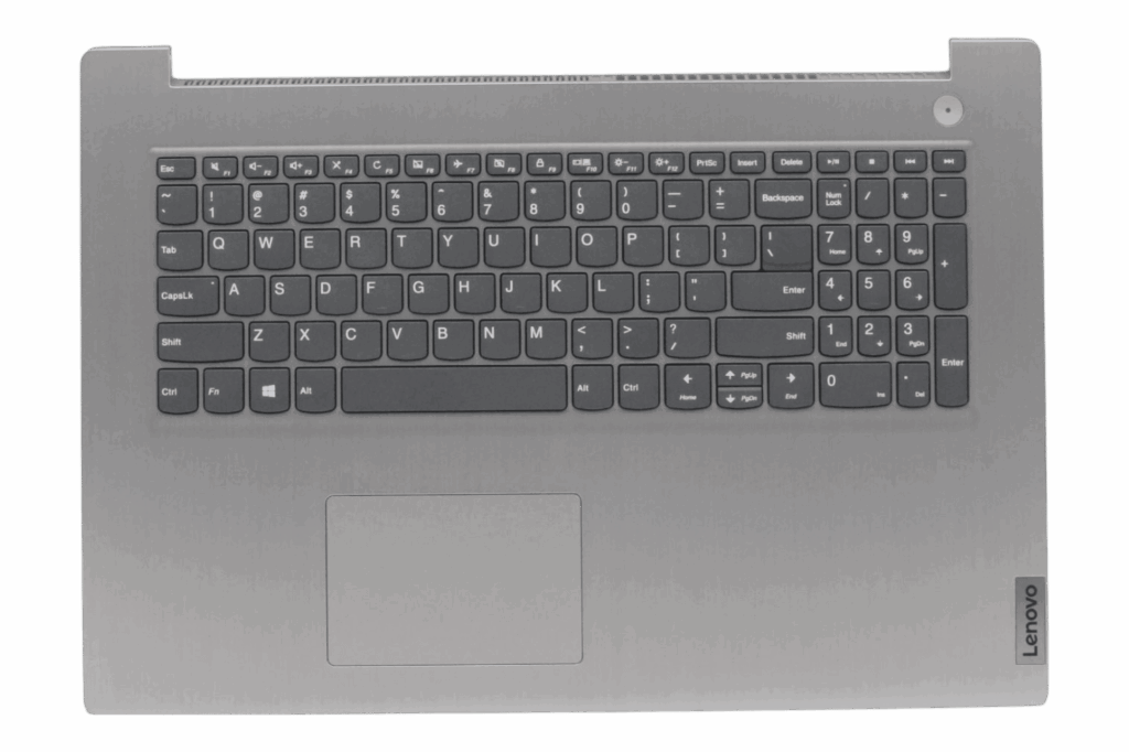 Lenovo Laptop Toetsenbord Qwerty US + Top Cover - Zilver (5CB0X56835)