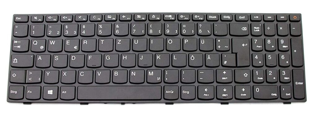 Lenovo Laptop Toetsenbord Qwertz DE (5N20L25872)