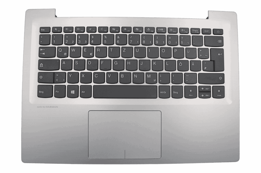 Lenovo Laptop Toetsenbord Qwertz DE + Top Cover (5CB0N78296)