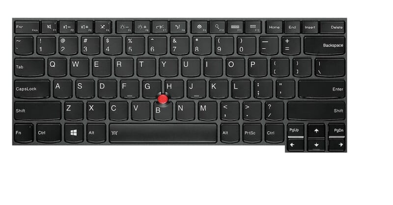 Lenovo Laptop Toetsenbord Qwertz DE + Top Cover (FRU04X0967)