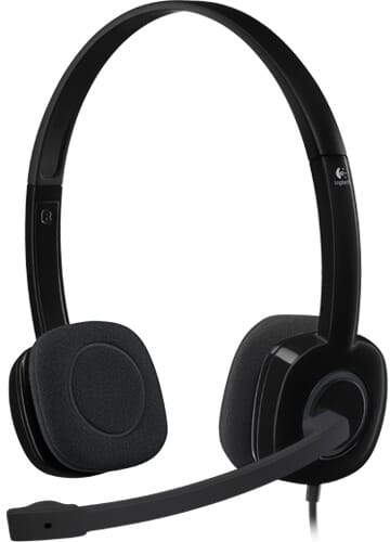 Logitech H151 Stereo Hoofdtelefoon - Zwart (981-000589)