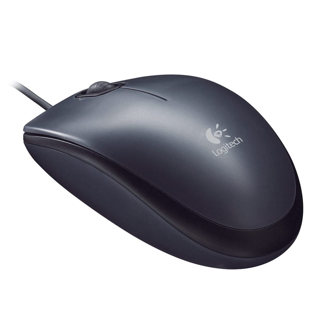 Logitech M90 Optische Muis USB - Zwart (910-001793)