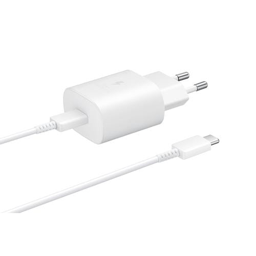 Samsung Oplader met Kabel 1m USB C 25W Wit (EP-TA800XWEGWW)