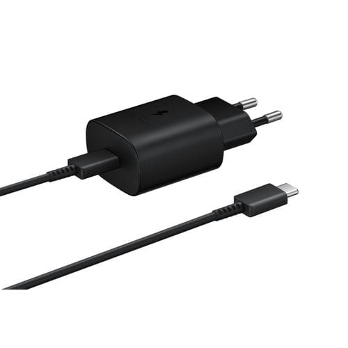 Samsung Oplader met Kabel 1m USB C 25W Zwart (EP-TA800XBEGWW)
