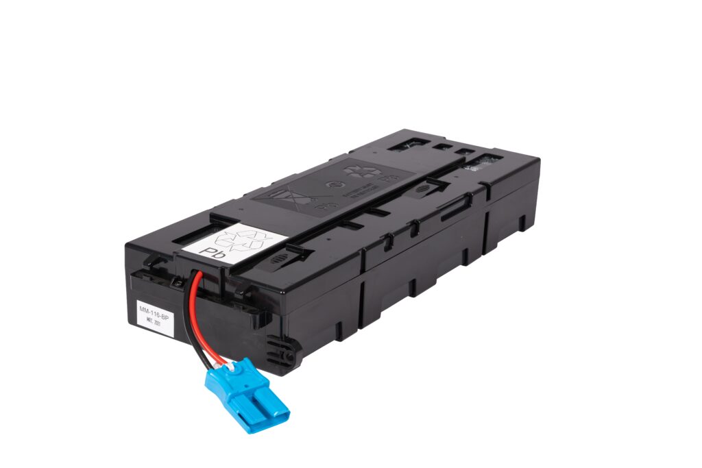 Vervangingsbatterij Cartridge RBC116 (incl. Kabels) (MM-116-BP)