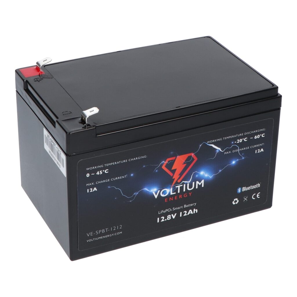 Voltium Energy LiFePO4 Accu 12,8V - 12Ah Bluetooth (LIFEPO128-12)