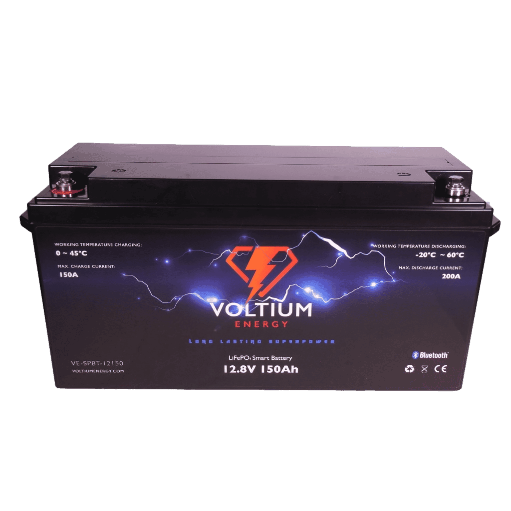Voltium Energy LiFePO4 Accu 12,8V - 150Ah Bluetooth (LIFEPO128-150)