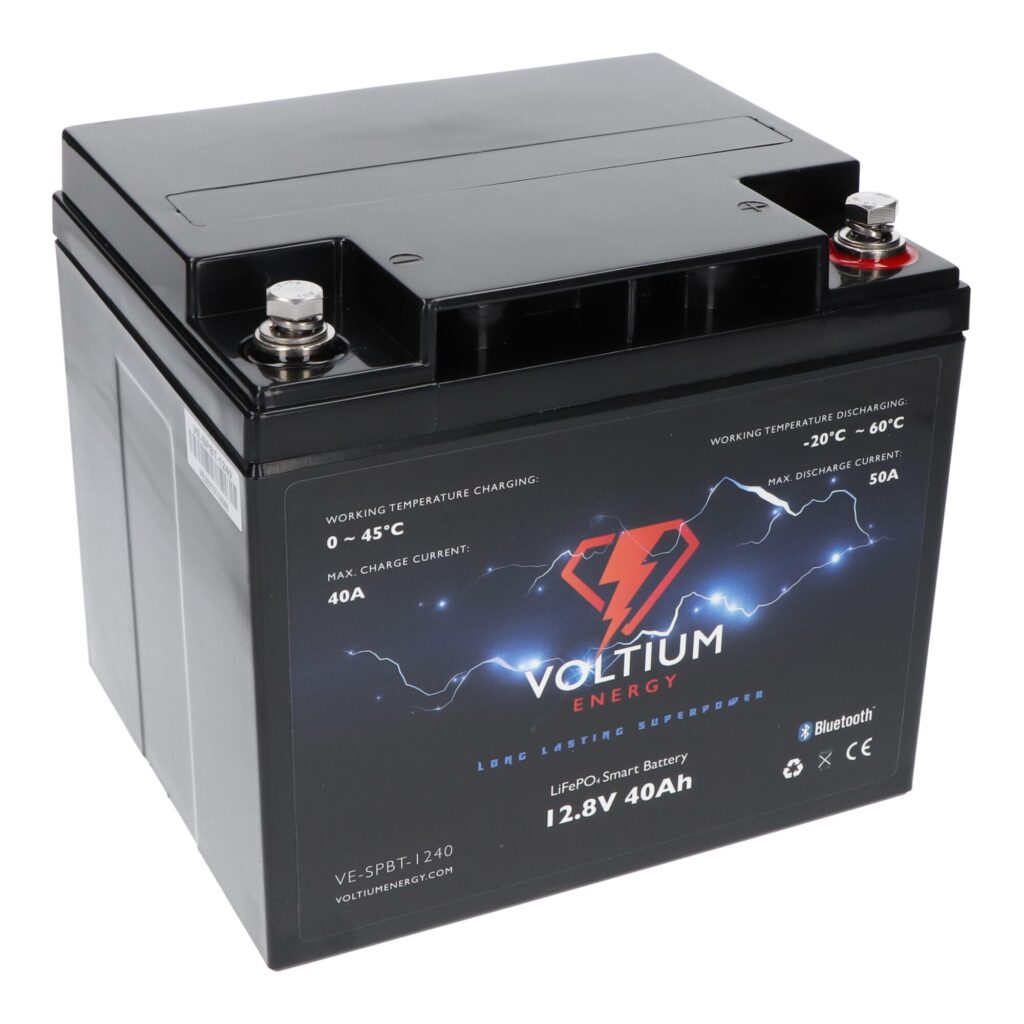 Voltium Energy LiFePO4 Accu 12,8V - 40Ah Bluetooth (LIFEPO128-40)