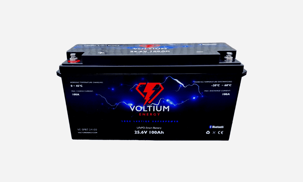 Voltium Energy LiFePO4 Accu 25,6V - 100Ah Bluetooth (VE-SPBT-24100)