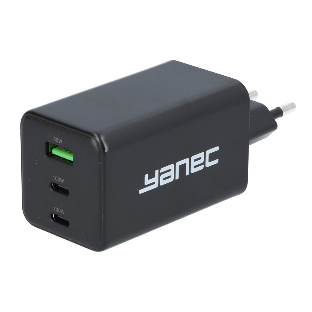 Yanec Compacte GaN lader USB-A USB-C 100W (YSA008)
