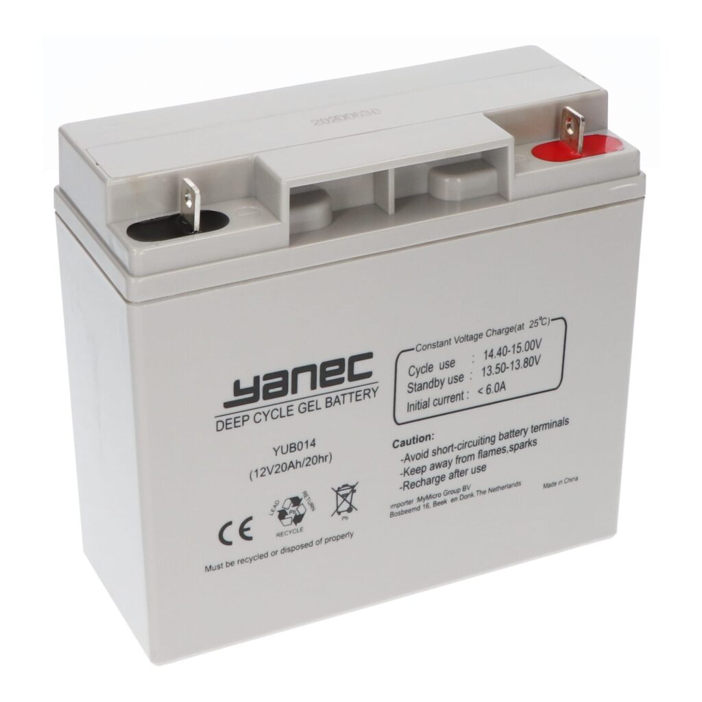 Yanec Gel Accu 12V 20Ah (YUB014)