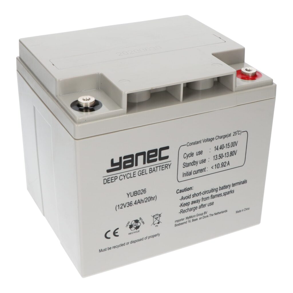 Yanec Gel Accu 12V 36.4Ah (YUB026)