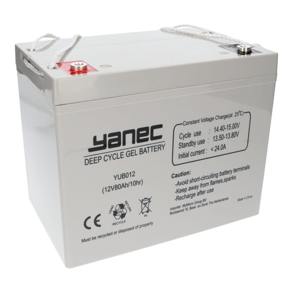 Yanec Gel Accu 12V 80Ah (YUB012)
