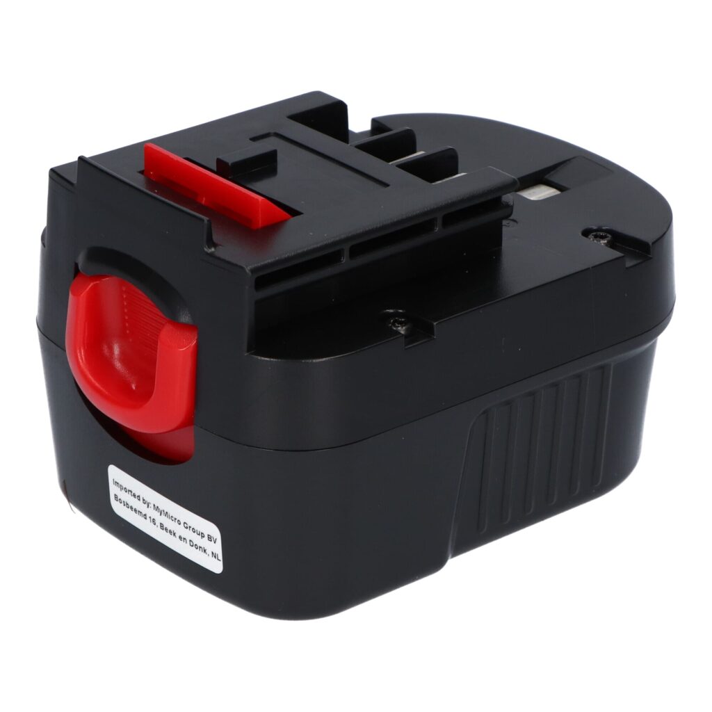 Yanec Gereedschap Accu 12V 2Ah Ni-MH Voor B&D Schuif (YTB173)