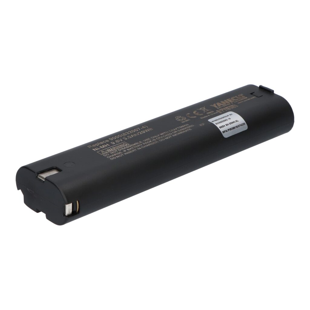 Yanec Gereedschap Accu 9.6V 3Ah Ni-MH Voor Makita Intern (YTB383)