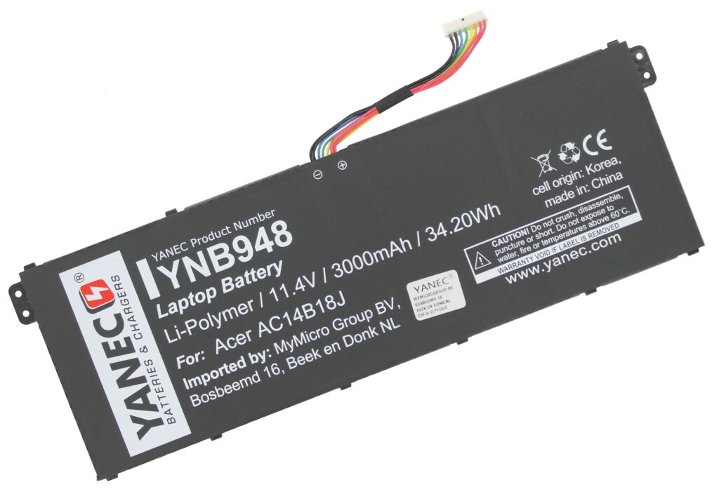 Yanec Laptop Accu 3000mAh (YNB948)