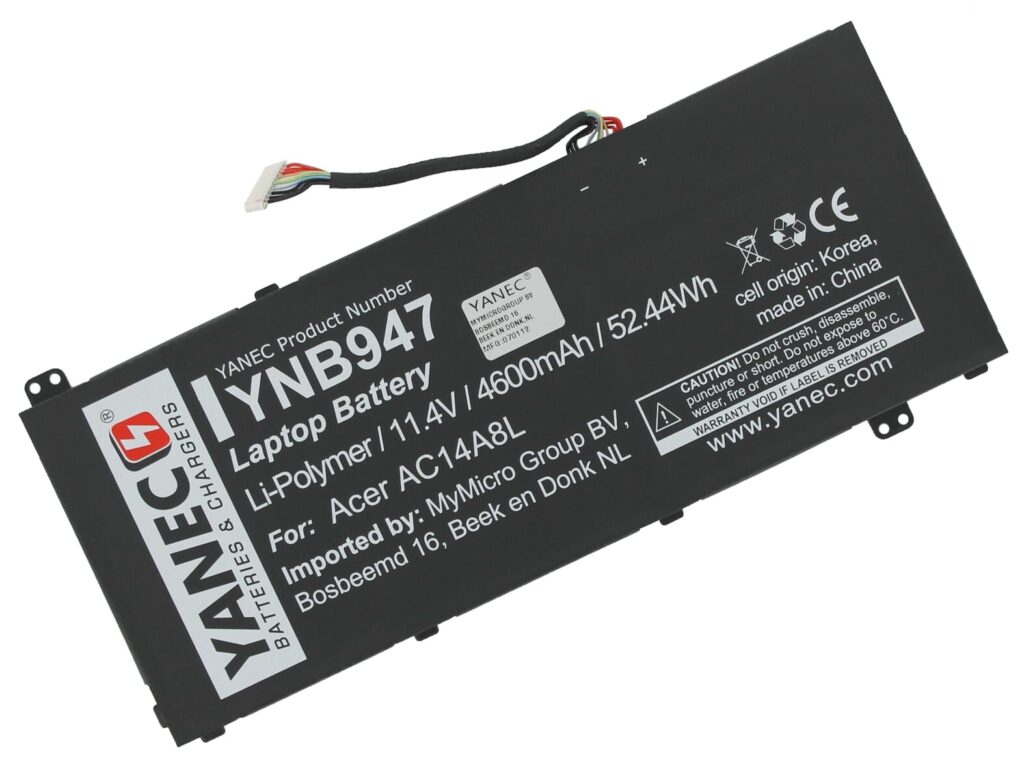 Yanec Laptop Accu 4600 mAh (YNB947)