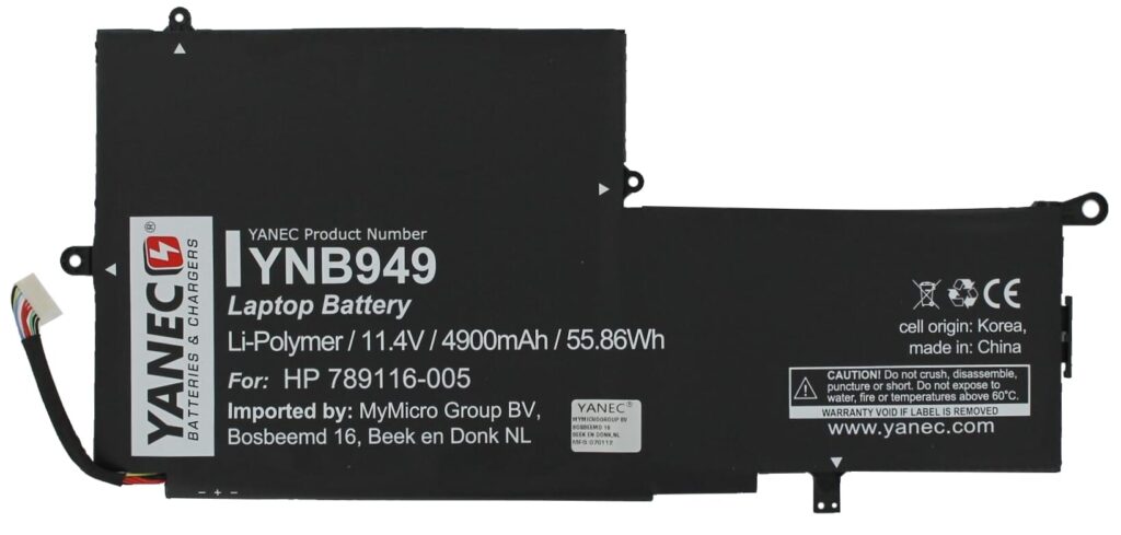 Yanec Laptop Accu 4900 mAh (YNB949)