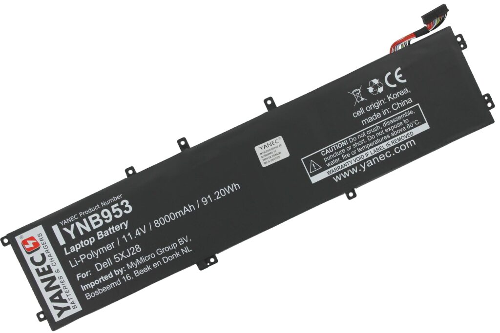 Yanec Laptop Accu 8000 mAh (YNB953)