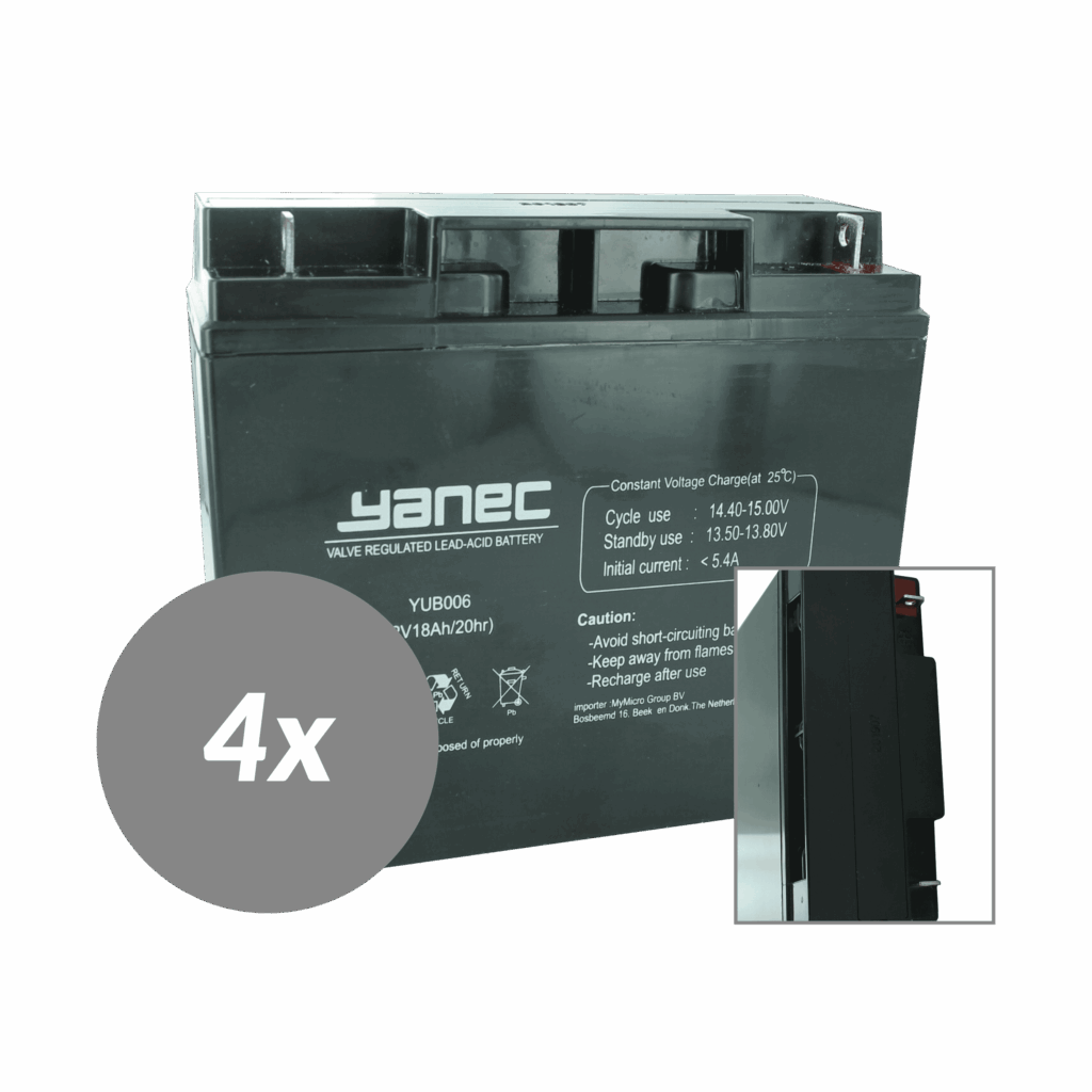 Yanec UPS Batterij Vervangingsset RBC11 (Excl. Kabels) (RBC11-PACK-YANEC)