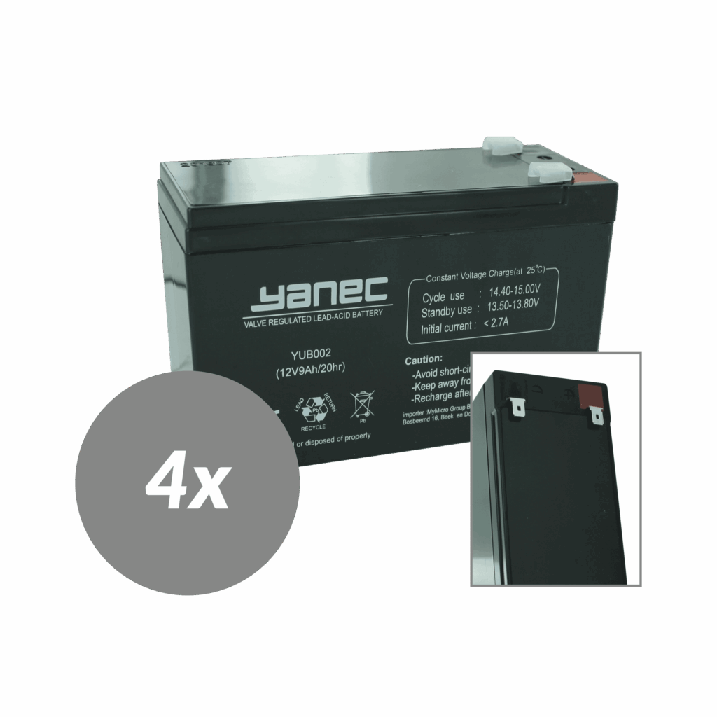 Yanec UPS Batterij Vervangingsset RBC115 (Excl. Kabels) (RBC115-PACK-YANEC)