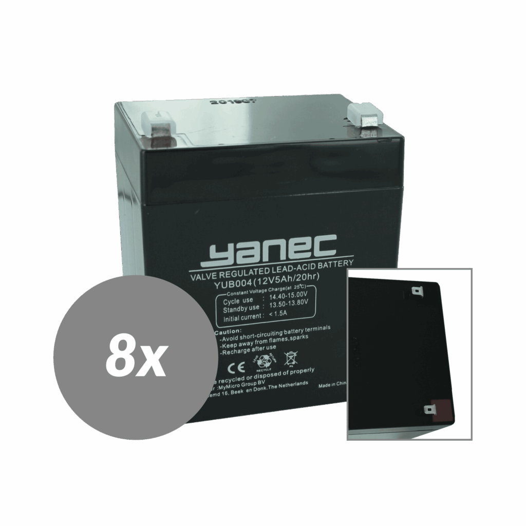 Yanec UPS Batterij Vervangingsset RBC121 (Excl. Kabels) (RBC121-PACK-YANEC)