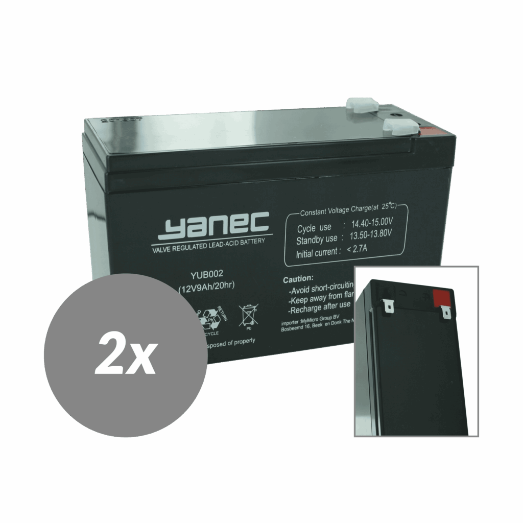 Yanec UPS Batterij Vervangingsset RBC163 (Excl. Kabels) (RBC163-PACK-YANEC)