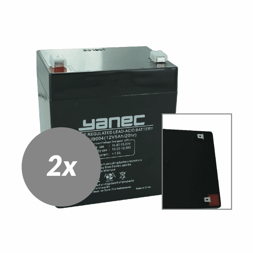 Yanec UPS Batterij Vervangingsset RBC20 (Excl. Kabels) (RBC20-PACK-YANEC)