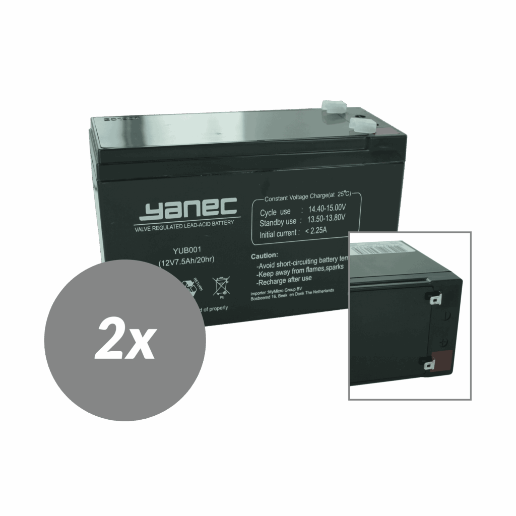 Yanec UPS Batterij Vervangingsset RBC48 (Excl. Kabels) (RBC48-PACK-YANEC)