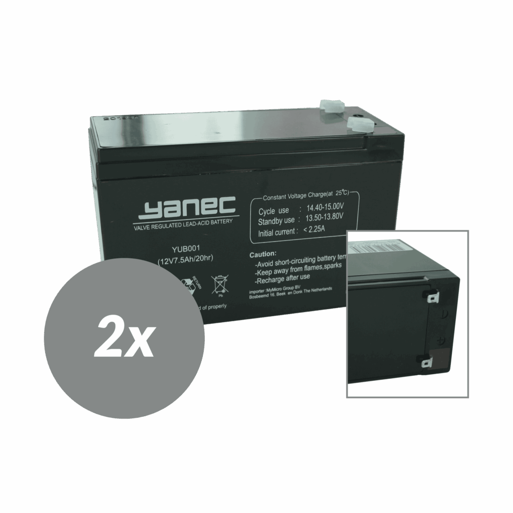 Yanec UPS Batterij Vervangingsset RBC5 (Excl. Kabels) (RBC5-PACK-YANEC)