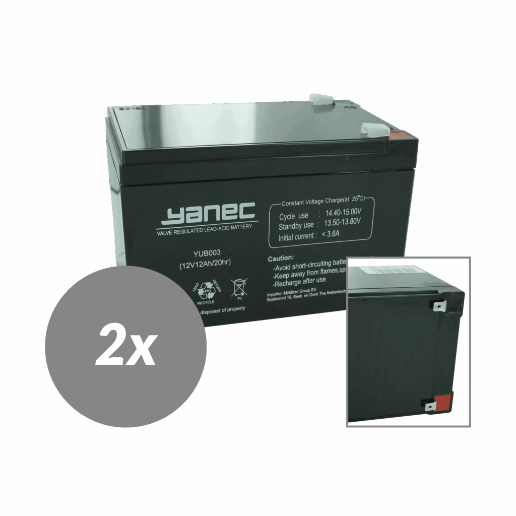 Yanec UPS Batterij Vervangingsset RBC6 (Excl. Kabels) (RBC6-PACK-YANEC)