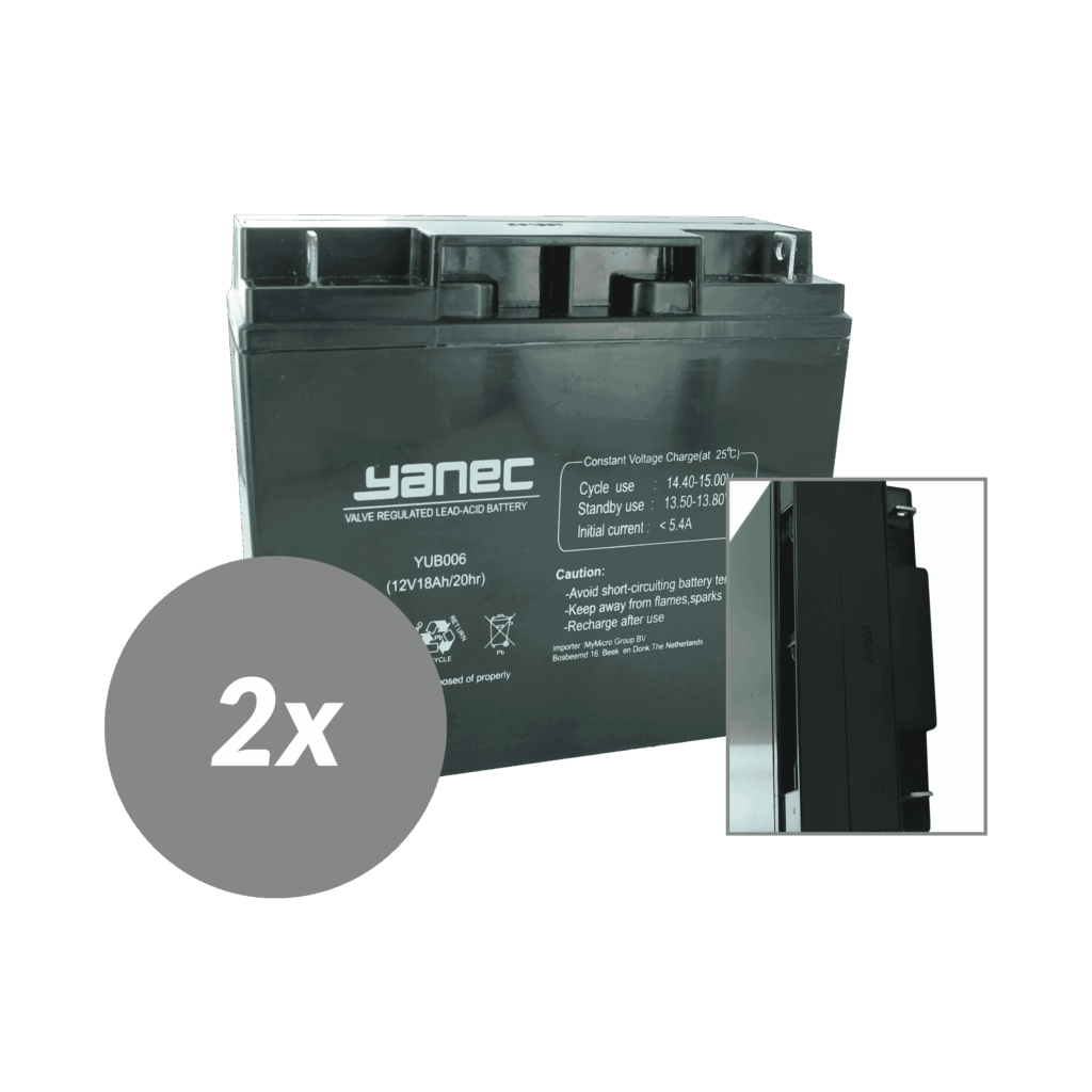 Yanec UPS Batterij Vervangingsset RBC7 (Excl. Kabels) (RBC7-PACK-YANEC)