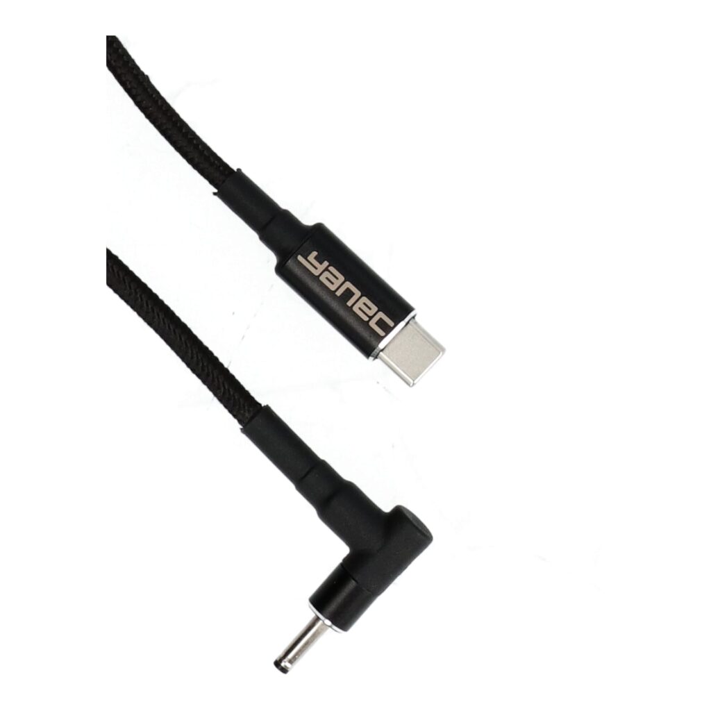 Yanec USB-C naar 3.0 x 1.1 mm laadkabel 1.8m (YCA007)