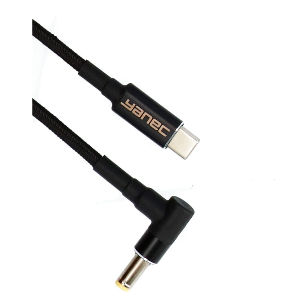 Yanec USB-C naar 5.5 x 1.7 mm laadkabel 1.8m (YCA010)